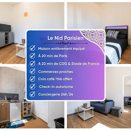 L'escale Parisienne - Maison Proche Cdg Et Stade De France Casa vacanze *
